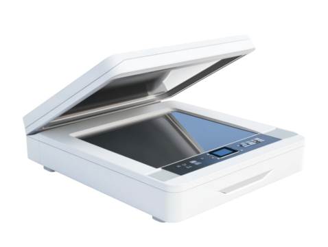 Open Flatbed Scanner
