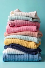 Crisp Clean Laundry Mountains of Neatly Folded Clothes Ready for Delivery ? High-Quality Wholesale Laundry Service
