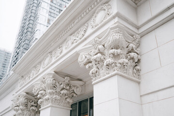 modern architectural facades display innovative designs and clean lines highlighting unique structures