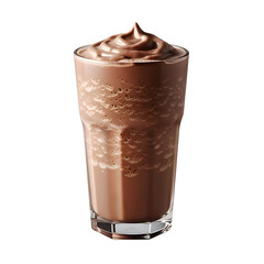 Delicious Chocolate Milkshake in a Tall Glass.