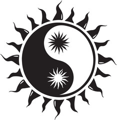 “Yin Yang Sun Symbol Collection”