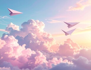 airplane in the sky