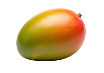 Ripe and Vibrant Mango Fruit on White Background.