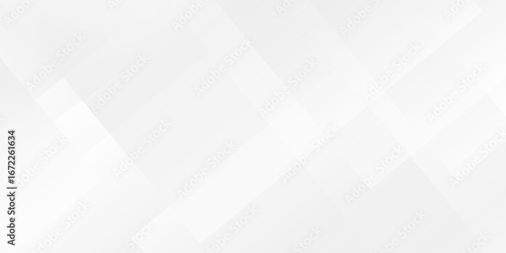 Aufkleber abstract white and gray overlap triangle geometric technology design. minimal rectangle randomly arr