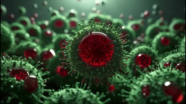Vibrant Viral Vigor  A Visual Feast of Fluid Biofluorescence