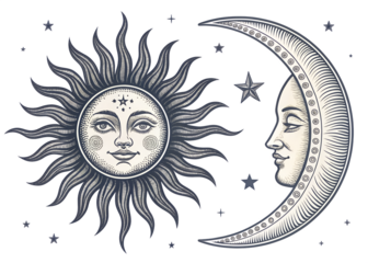 zodiac sign pisces isolated on white background. PNG Transparent file type with high definition quality And vibrant color grading Available.