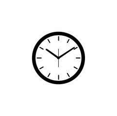 Simple illustration of a wall clock