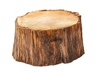 Tree Stump on Transparent Background