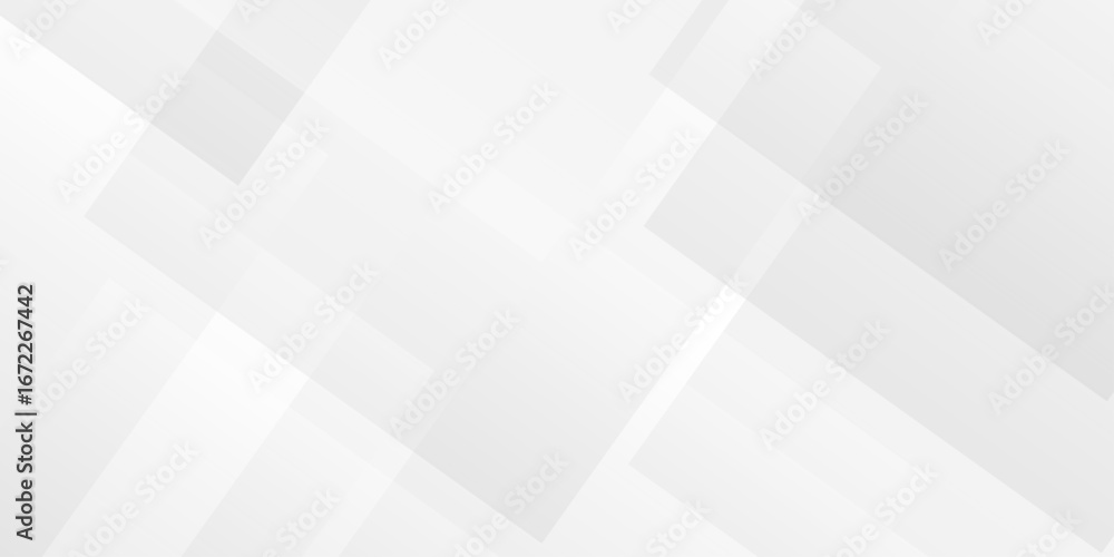 Poster abstract white and gray overlap triangle geometric technology design. minimal rectangle randomly arr