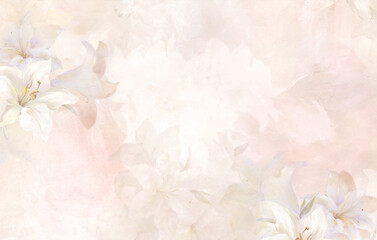 Pastel Floral Patterned Decorative Paper Collection
