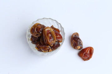 dates on a white background