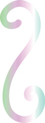 Fototapeta premium Pastel Gradient Swirl