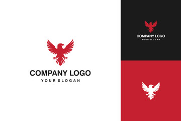 Bold Eagle Logo Design for Strong Brand Identity and Corporate Symbolism.