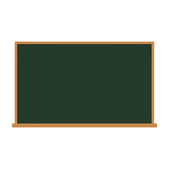 vector green chalkboard with chalk