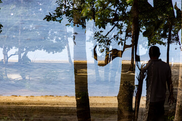 Double exposure of beach front resort Coron Philippines  2025