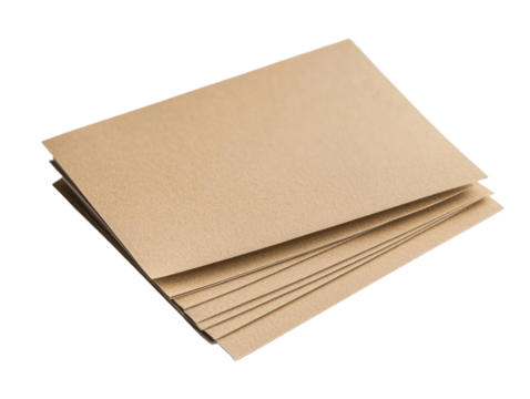 Stack of Brown Paper Sheets