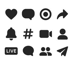 social media icons