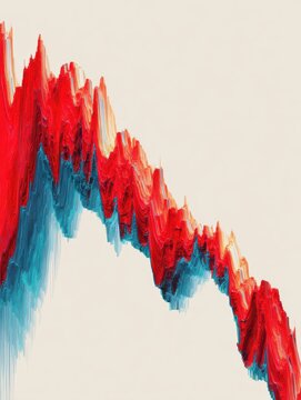 line graph showing gdp fluctuations over time featuring upward and downward trends