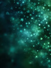 Naklejka premium stylized background for pakistan independence day filled with sparkly stars