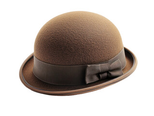 Obraz premium Vintage Brown Bowler Hat
