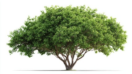 Obraz premium beautiful green tree isolated on white background no logos no brands ar 169