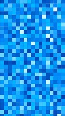 Fototapeta premium A repeating pattern of vibrant, graduated blue squares creates a dynamic and visually engaging design.
