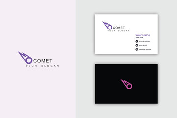 Minimalist Comet Logo Design for Modern Businesses and Brands.