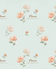 Soft Floral Patterned Decorative Paper Assortment