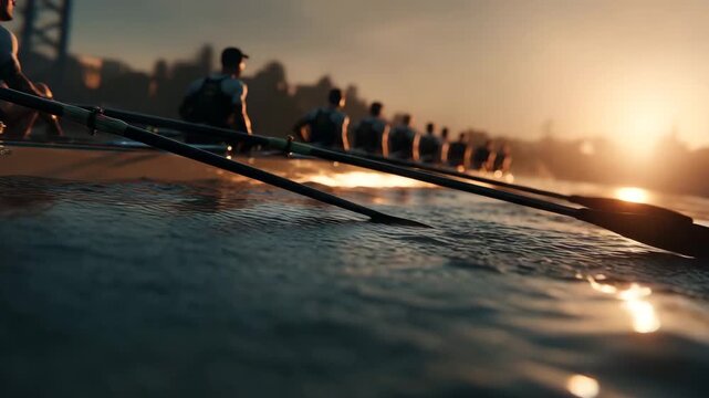 Rowing Team Training