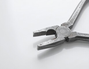 Pliers on white background