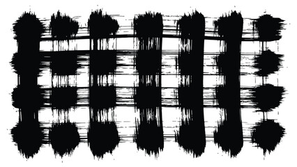 Collection of grunge brush strokes, ink splatters, and distressed circular elements for creative design projects