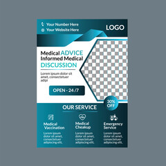 Medical Informed Flyer Design Layout