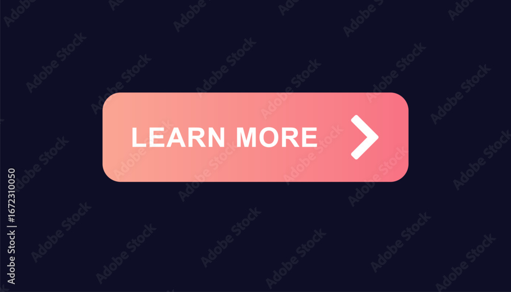 Aufkleber discover a stylish learn more button designed with a vibrant gradient color for both web and mobile 