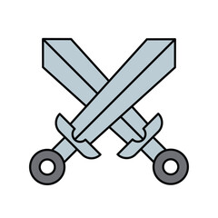 Blocks lineal color line icon with white background vector stock illustration