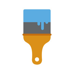 Paintbrush Icon for Art and Creative Drawing Projects