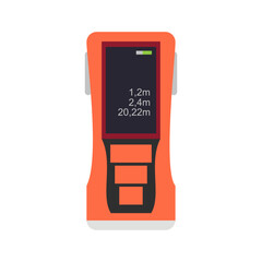 Digital Ruler Icon for Measurement. STEM Education Tool