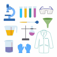 Fun Lab Tools for Kids. Science and Chemistry Set