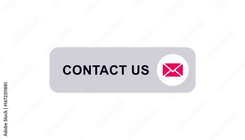Poster contact us button with an envelope icon for easy online communication and customer support.