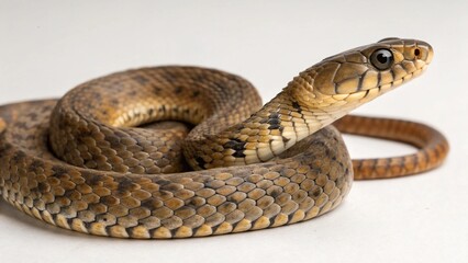 Obraz premium Keelback on studio background