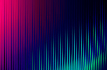 Vibrant abstract background with vertical neon lines and a gradient from pink to blue and green