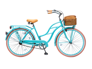 Summer beach cruiser bicycle holiday ride