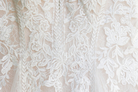 Beautiful bridal gown with background