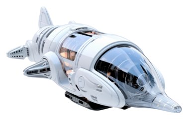 PNG Spaceship aircraft vehicle