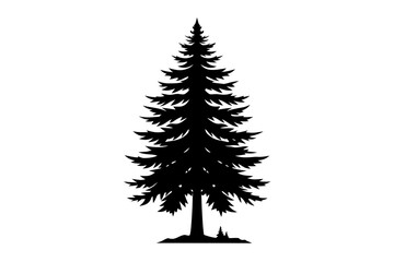 isolated christmas tree