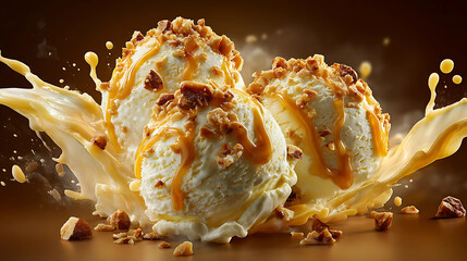 Vanilla Ice Cream Scoop