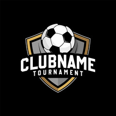 Soccer Football Premium Badge Logo Design Templates