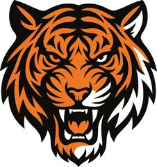 Tiger Mascot SVG Cut Files for Cricut & Silhouette