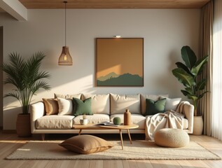 interior_for_a_spacious_living_room_in_a_modern_boho_style