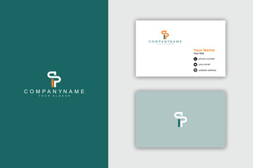 Modern SP Letter Logo Design for Business Branding.
