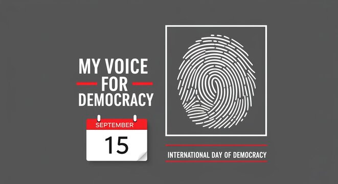 International Day of Democracy My Voice for Democracy september